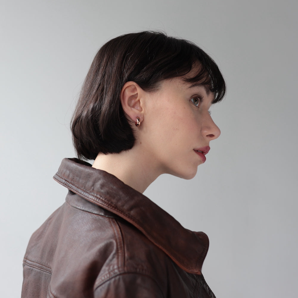 P131  simple hoop earring