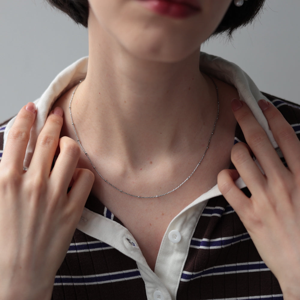 N085  stainless  THUBUTHUBU necklace