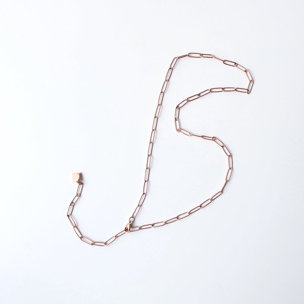 N160  stainless adjust free square charm necklace