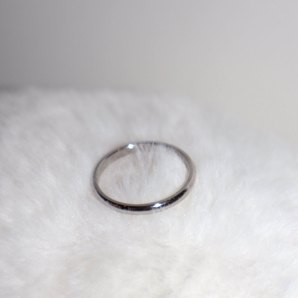 R095  stainless low dome ring