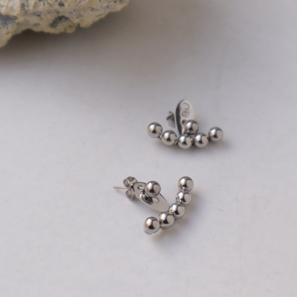 P314  stainless gold ball line pierce