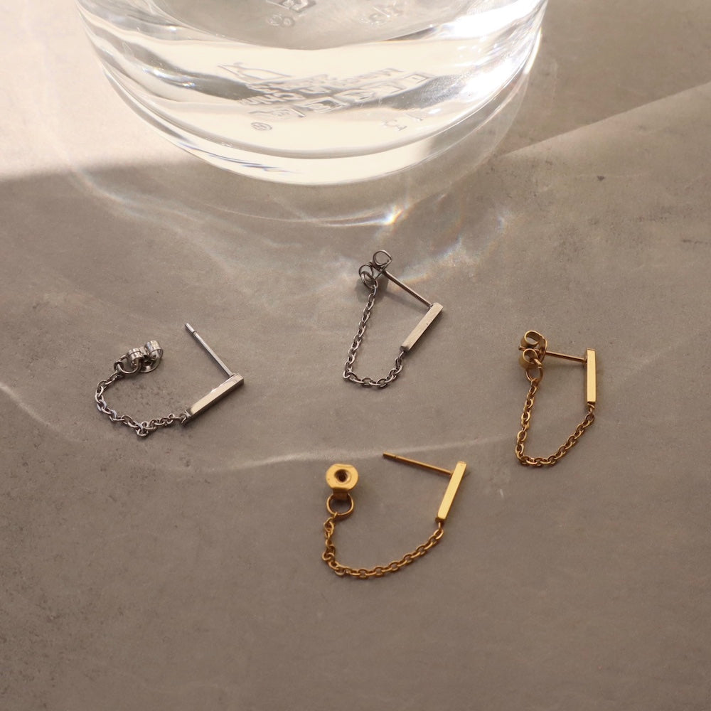 P267 stainless chain hoop design pierce