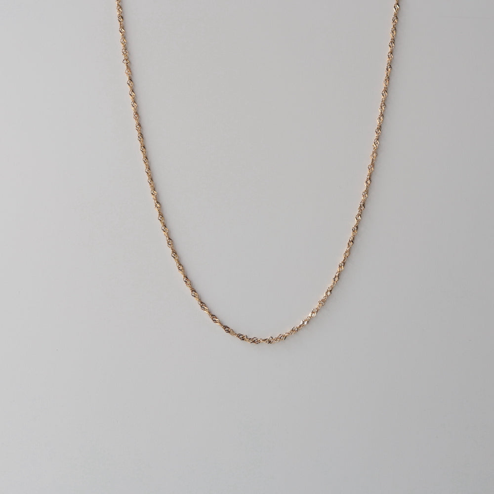 N253 stainless simple chain necklace
