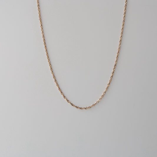 N253 stainless simple chain necklace