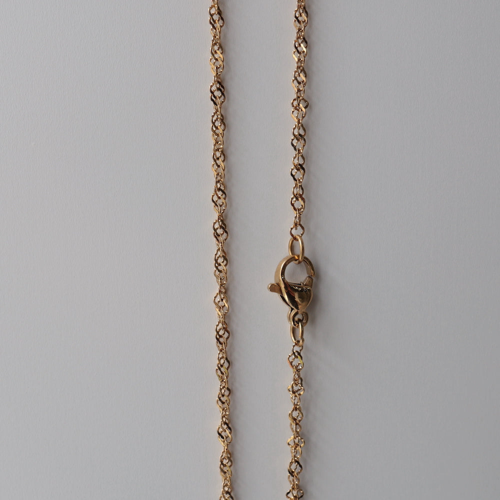 N253 stainless simple chain necklace