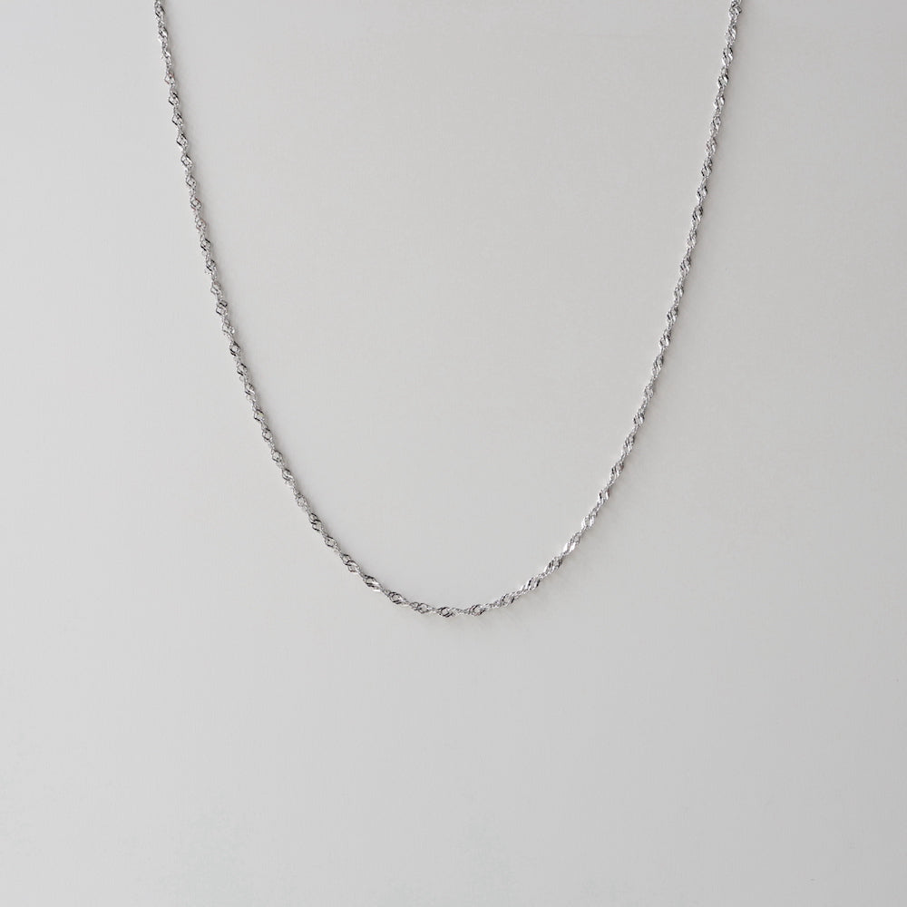 N253 stainless simple chain necklace
