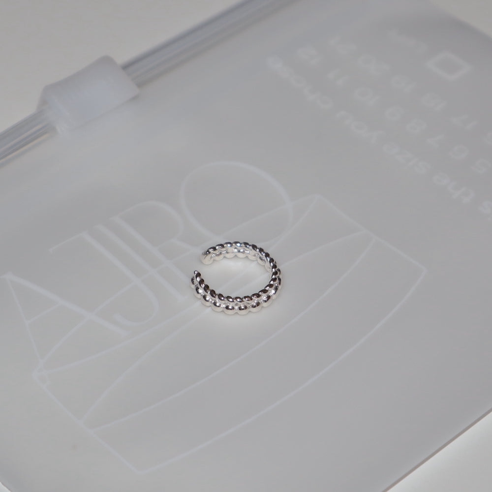 C138  silver925 THUBUTHUBU slim earcuff