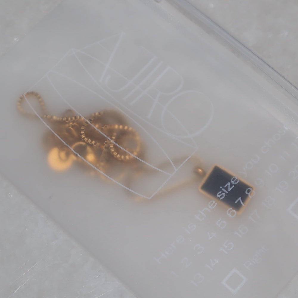N072 stainless black square pendant