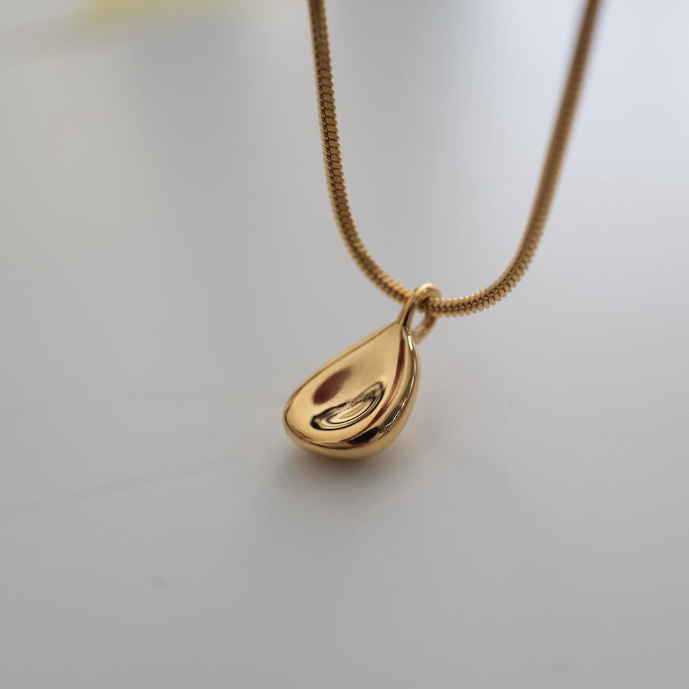 N193 stainless drop necklace