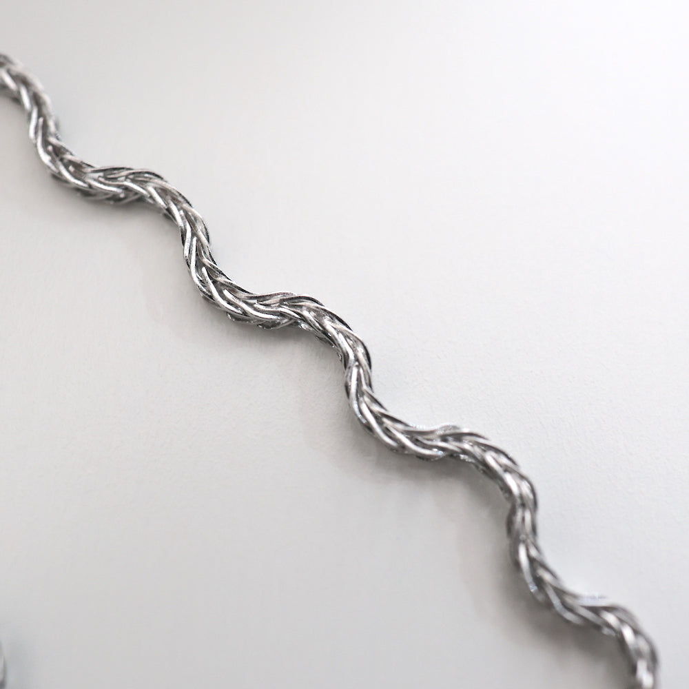 N254 stainless wave necklace
