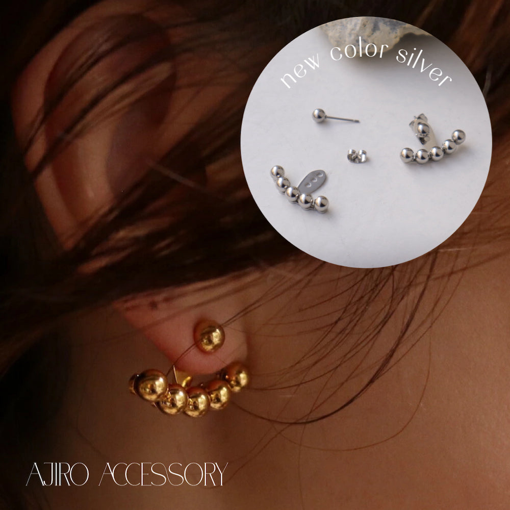 P314  stainless gold ball line pierce