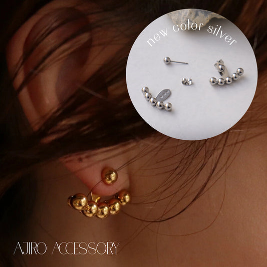 P314  stainless gold ball line pierce