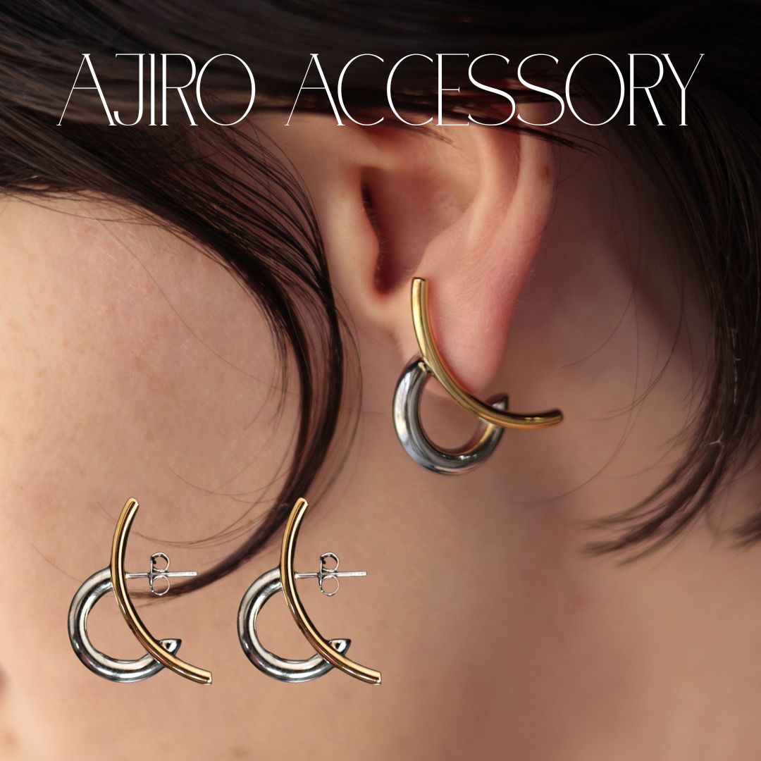 P185 stainless bi-color hoop pierce