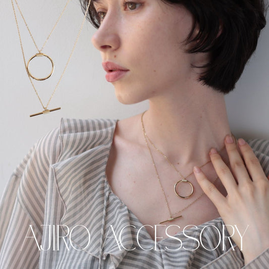 N256 stainless layered necklace